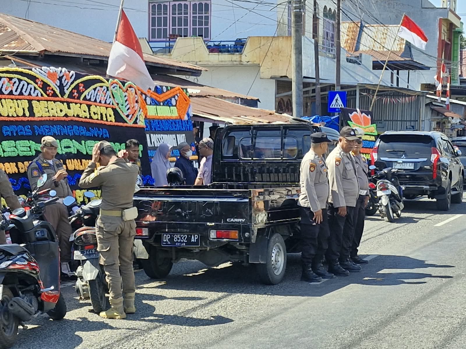 Ayahanda Wawali Parepare Berpulang, Polsek Ujung Kawal Rumah Duka