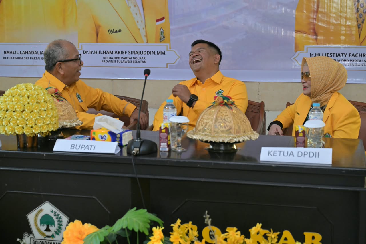 Dihadapan IAS, Bupati Uji Janji Wujudkan Kejayaan Golkar di Bantaeng