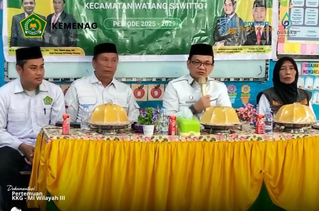 Jelang OMI, Kakan Kemenag Pinrang Ajak Guru MI Rapatkan Barisan