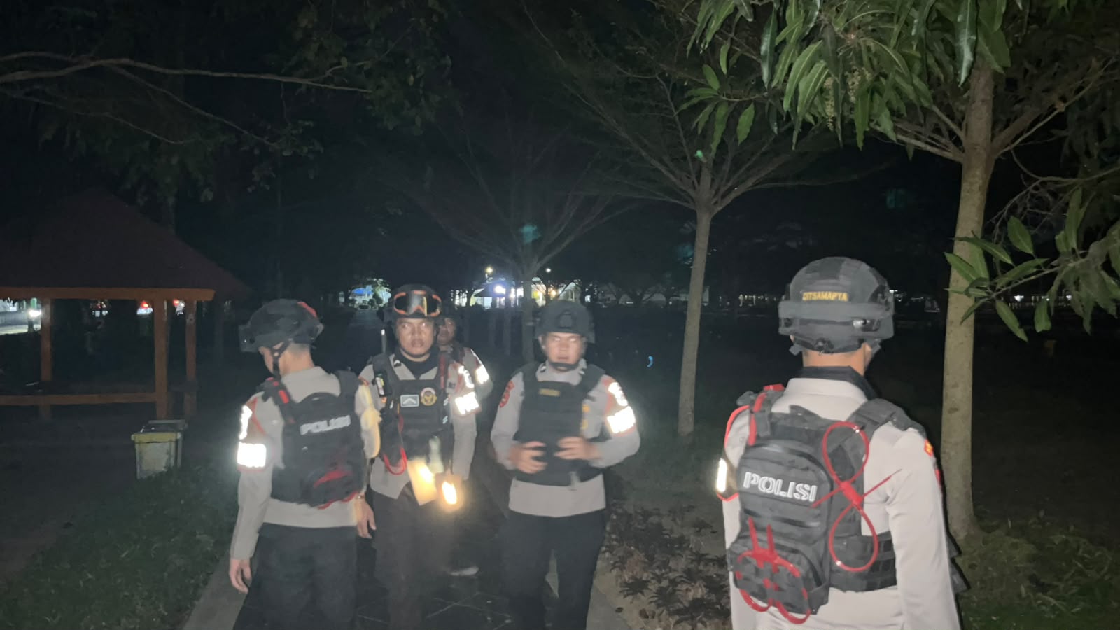 Patroli Perintis Presisi Sat Samapta Polres Polewali Mandar Cegah Gangguan Kamtibmas