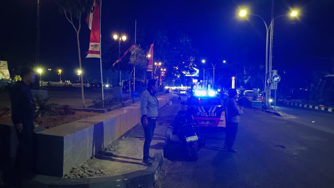 Polsek Bacukiki Gelar Patroli Blue Light, Antisipasi Kriminalitas dan Kebakaran di Musim Kemarau