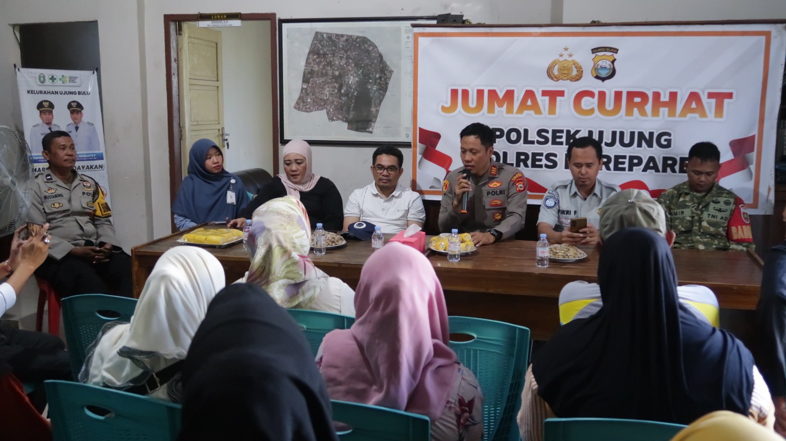 Camat Ujung Parepare Apresiasi Jumat Curhat, Wadah Keterbukaan Yang Memberi Manfaat