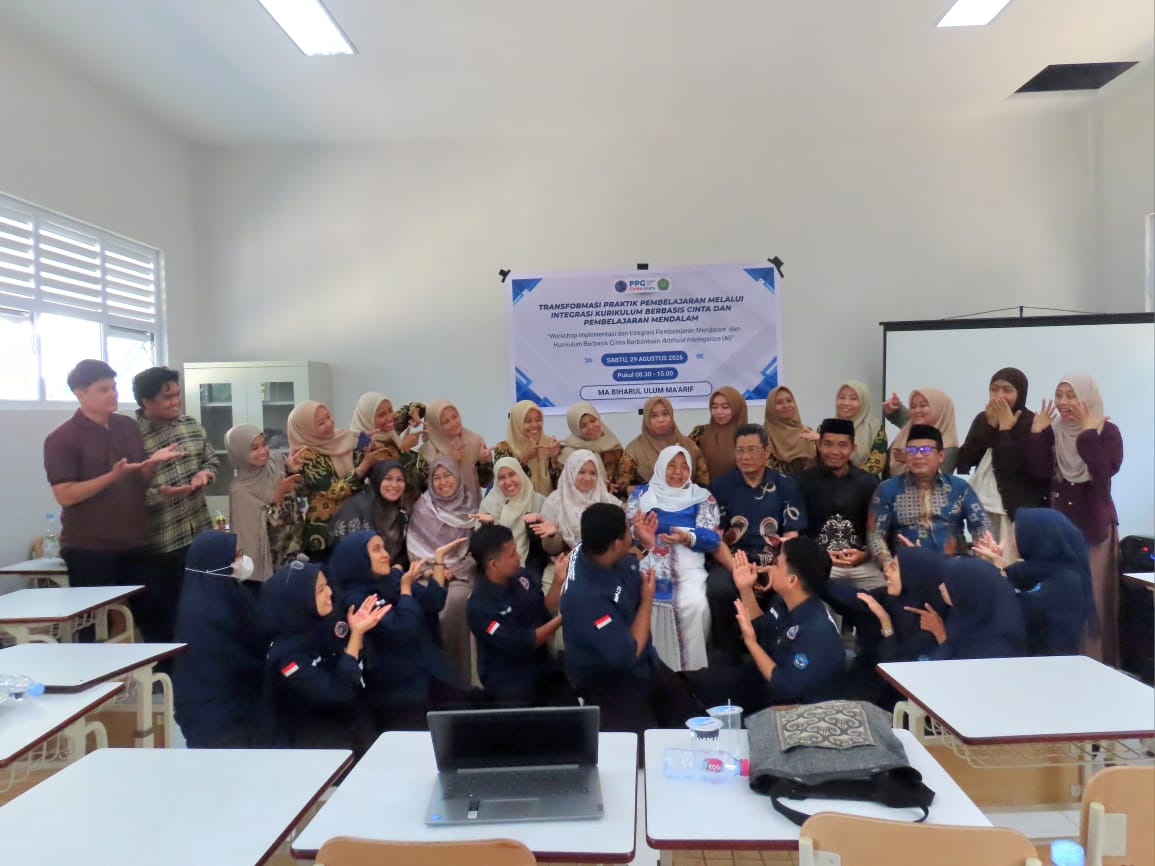 Kolaborasi PPG dan MA Biharul Ulum Dorong Pembelajaran Berbasis AI