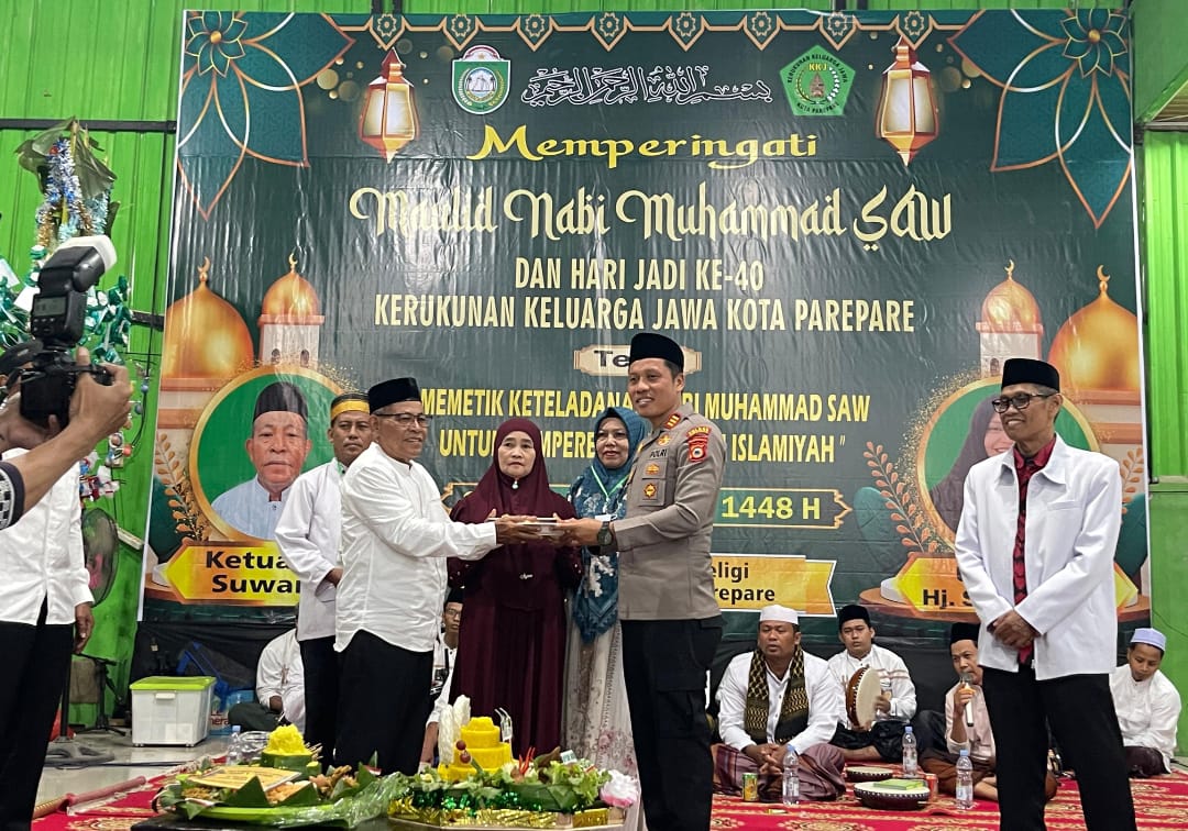 Kapolsek Ujung Hadiri Maulid Nabi di KKJ, Turunkan Personil Pengamanan