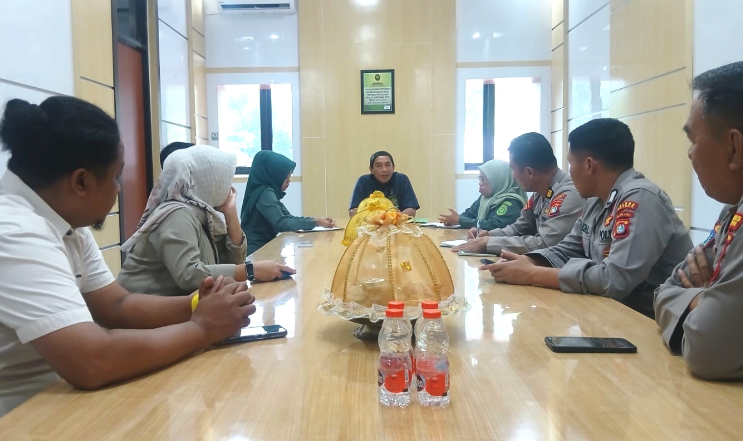 Rakor Eksekusi Perkara Perdata di Malunda, Kabag Ops Polres Majene Siapkan Pengamanan