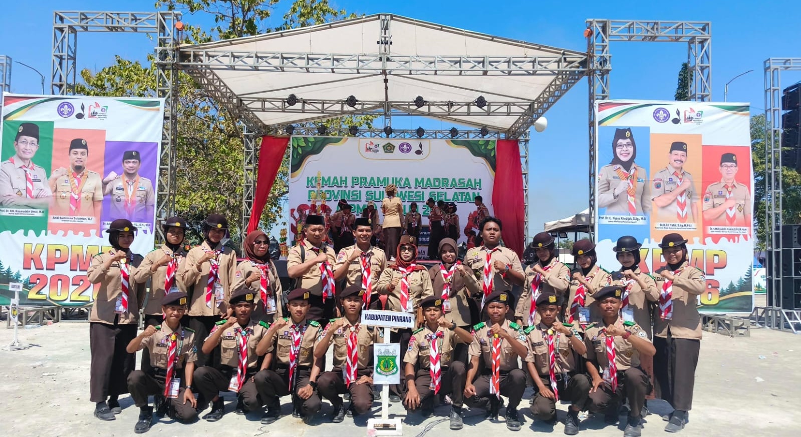 Membawa Semangat Juang, MAN Pinrang Siap Berlaga di KPMP Gowa