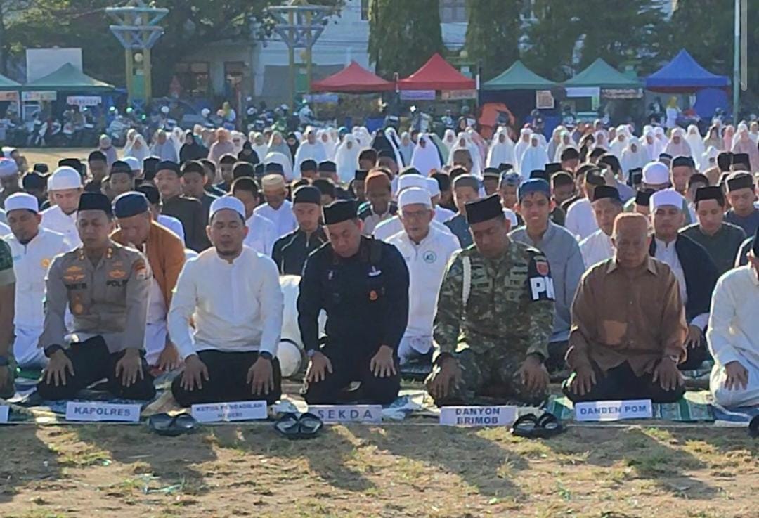 Kompol Ramli Hadiri Doa Bersama di Lapangan Andi Makassau, Mohon Hujan di Tengah Kekeringan