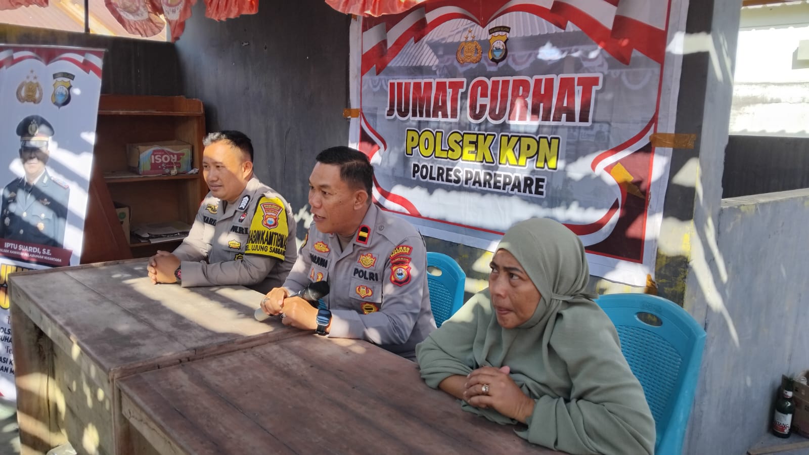 Polsek KPN Kawal Dampak Aktivitas Pelabuhan terhadap Warga Ujung Sabbang