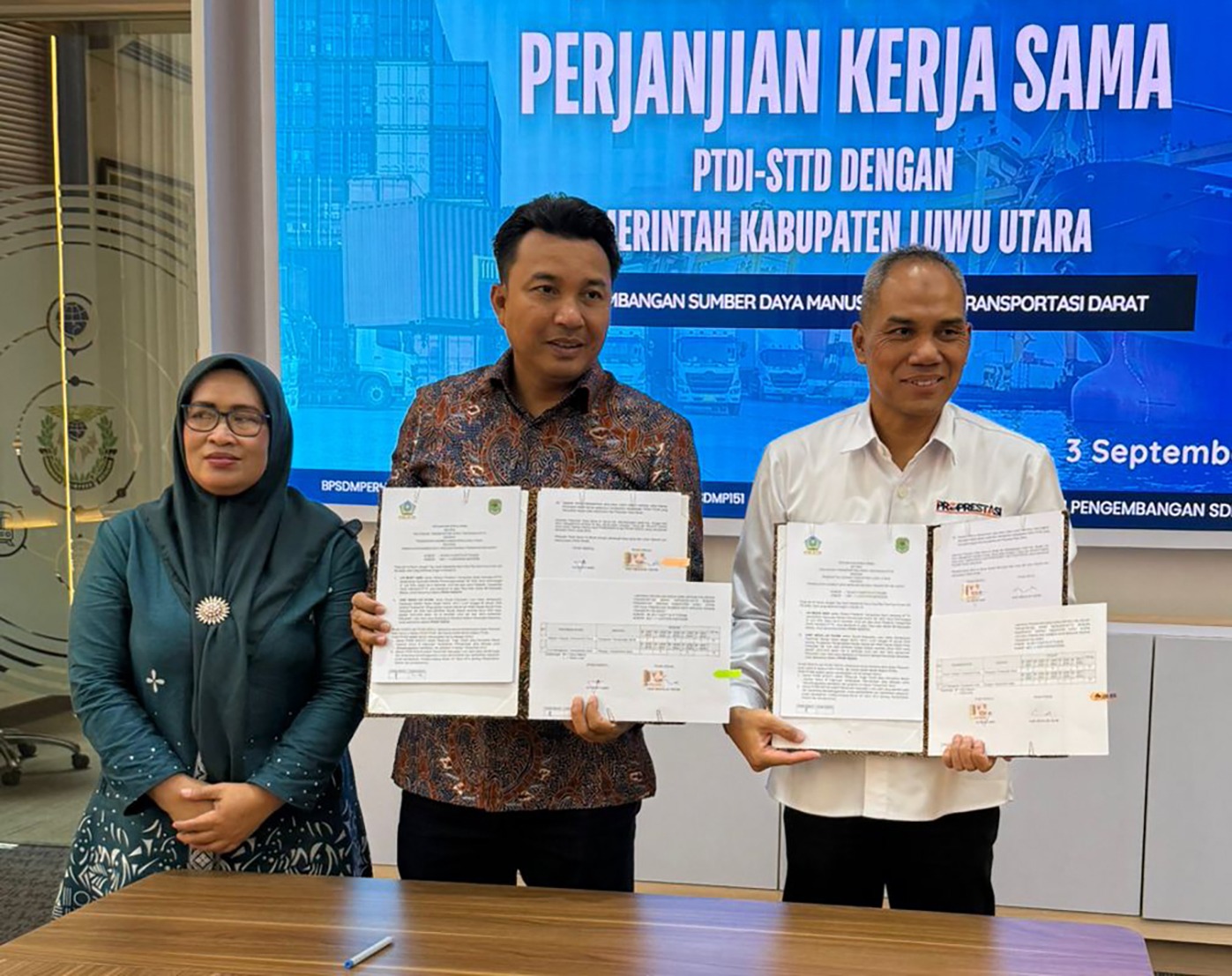 Tingkatkan SDM Perhubungan, PTDI-STTD dan Pemda Lutra Bersinergi Wujudkan Transportasi Darat Berkelanjutan