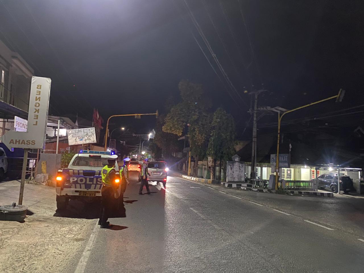 Cegah Pelanggaran dan Kecelakaan, Satlantas Polres Majene Intensifkan Patroli Blue Light