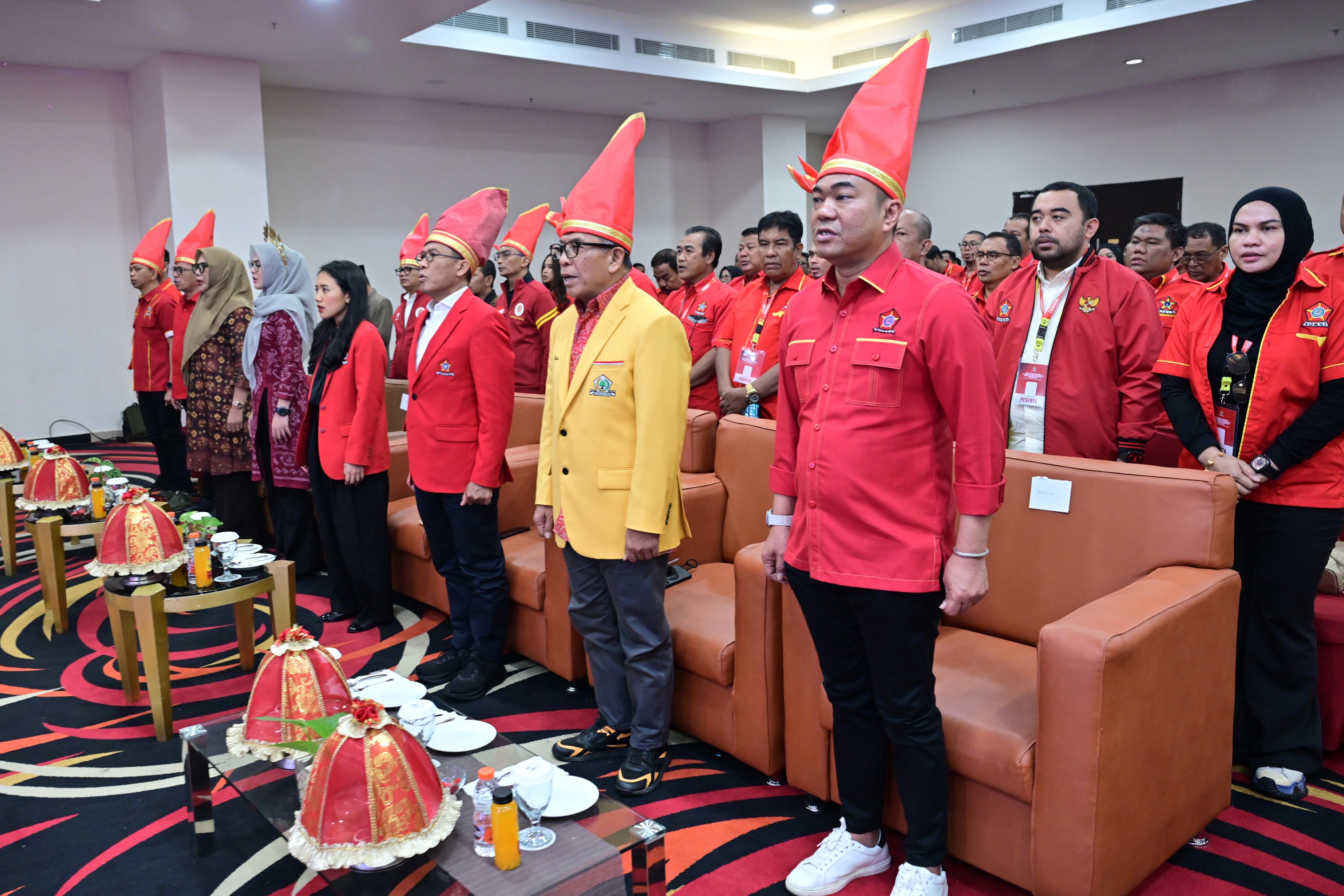 Dihadapan Petinggi Organisasi Pendiri Golkar,  Patarai Siap Dampingi IAS Besarkan Golkar Sulsel