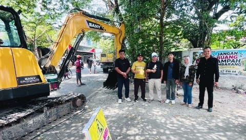 Drainase 320 Meter Dibangun, Warga Kunjung Mae Harap Berlanjut