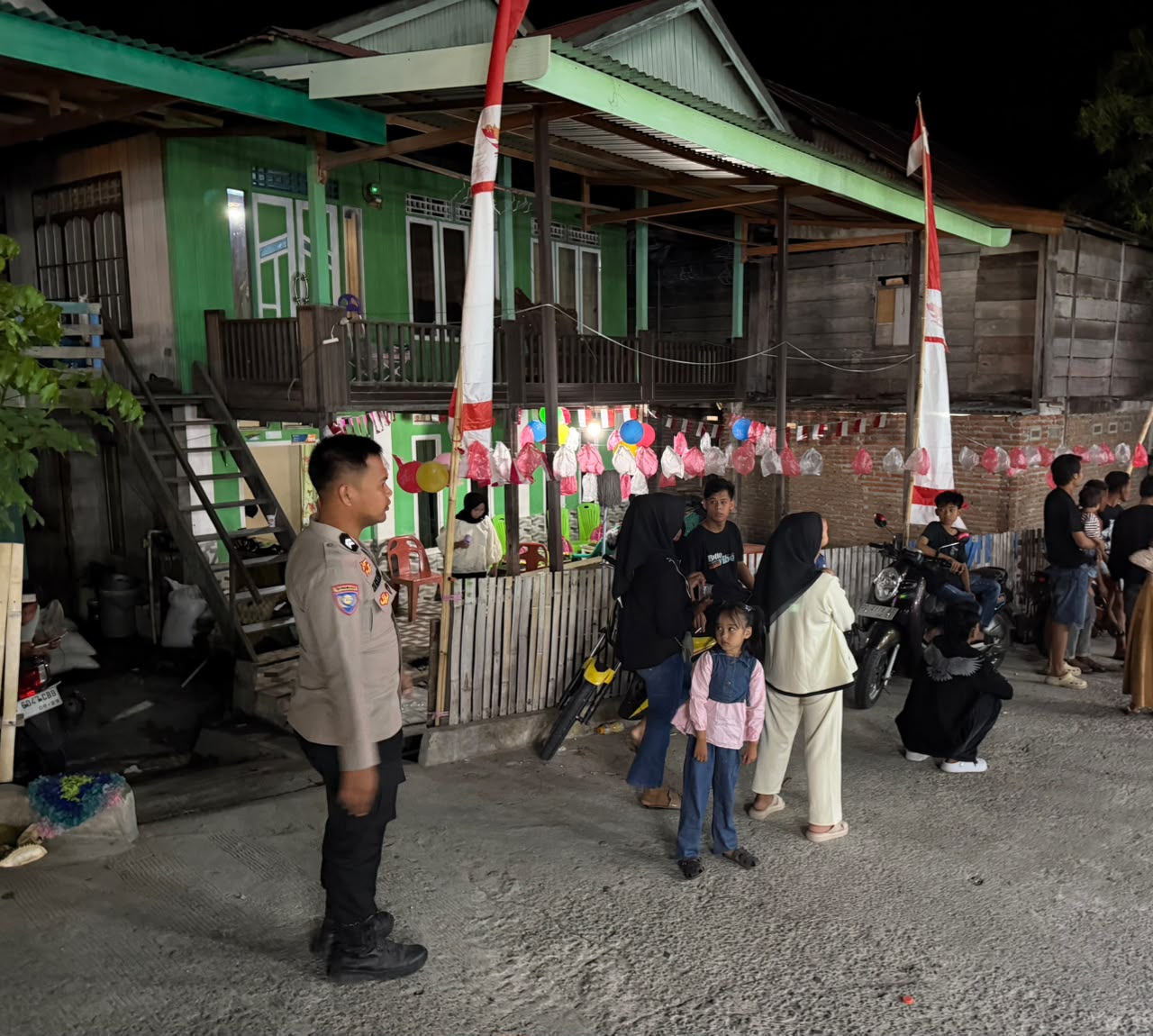 Polsek Pamboang Intensifkan Patroli Malam, Warga Diajak Aktifkan Poskamling