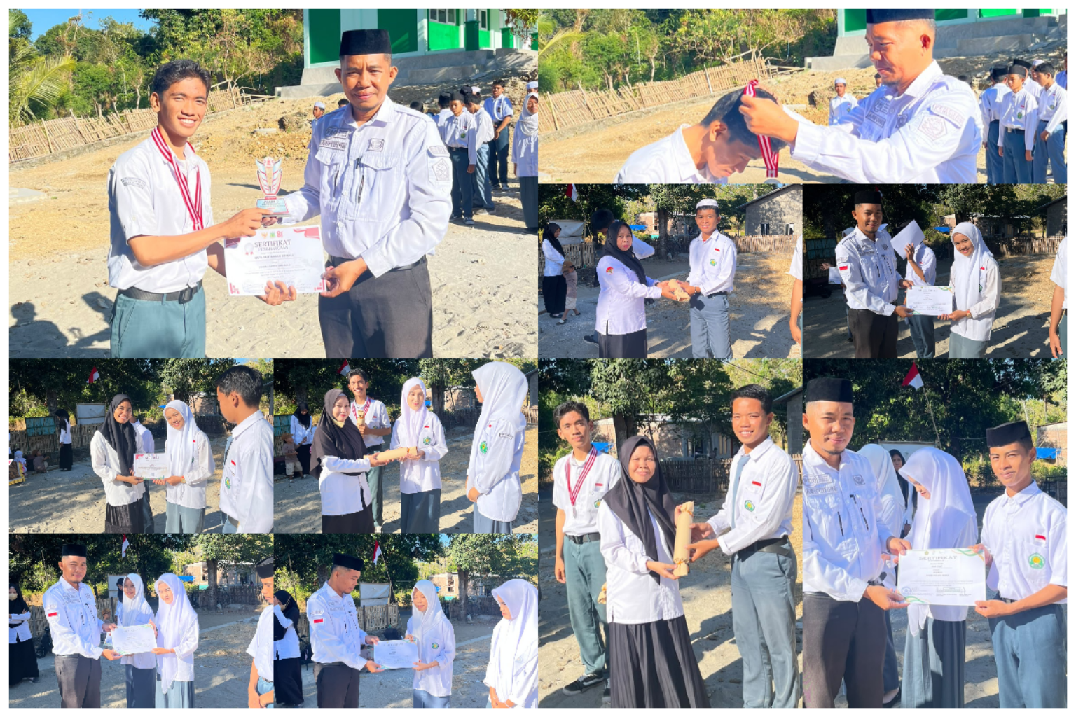 MA Biharul Ulum Ma’arif Suppa Apresiasi Siswa dari Paskibra hingga Kemah Pramuka