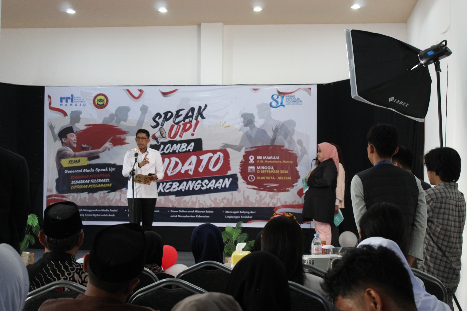 Kepala Kesbangpol Sulbar Jadi Juri Lomba Pidato Kebangsaan RRI Mamuju