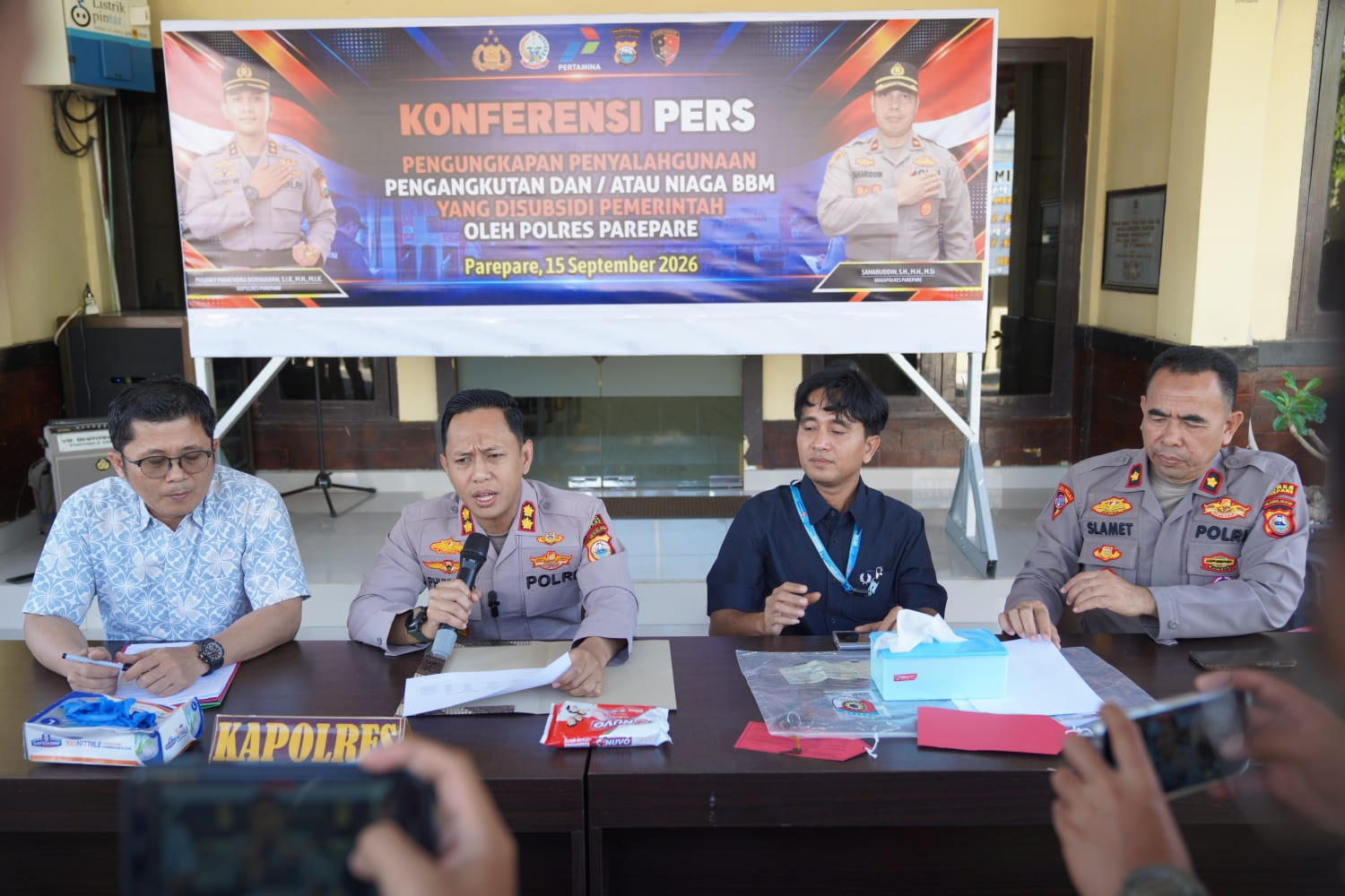 Pertalite Dibawa ke Polman dan Wajo, Polres Parepare Tetapkan Dua Tersangka