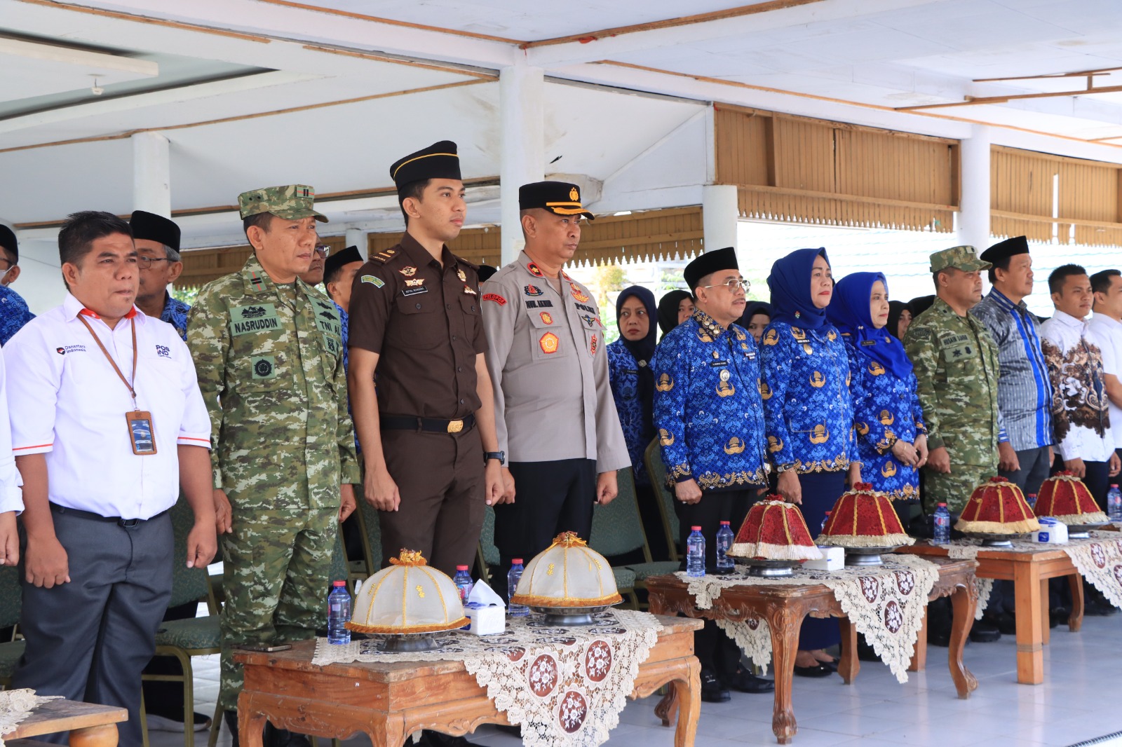 Wakapolres Majene Hadiri Upacara Kesadaran Nasional, Teguhkan Sinergi Polri dan Pemerintah Daerah