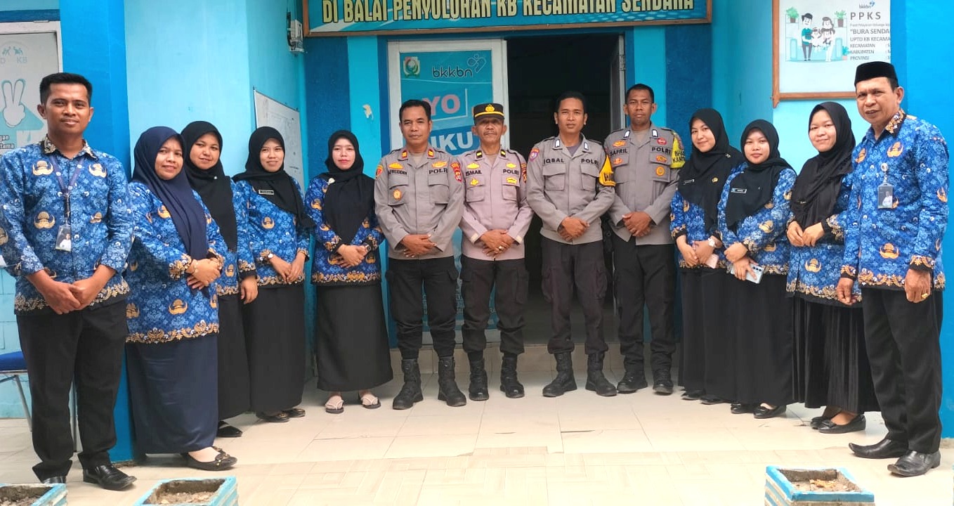 Kapolsek Sendana Perkuat Sinergi dengan UPTD KB, Bahas Pencegahan Stunting