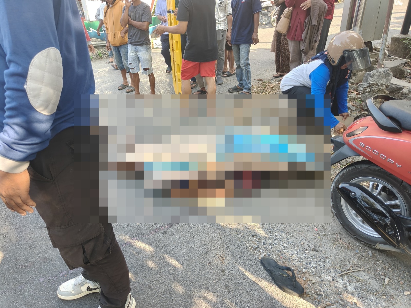 Satlantas Polres Majene Tangani Kecelakaan Maut di Garo'go Majene, Seorang Pengendara Motor Tewas
