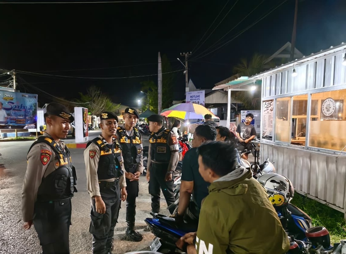 Jaga Kondusivitas, Samapta Polres Majene Intensifkan Patroli Malam di Sekitar Rutan