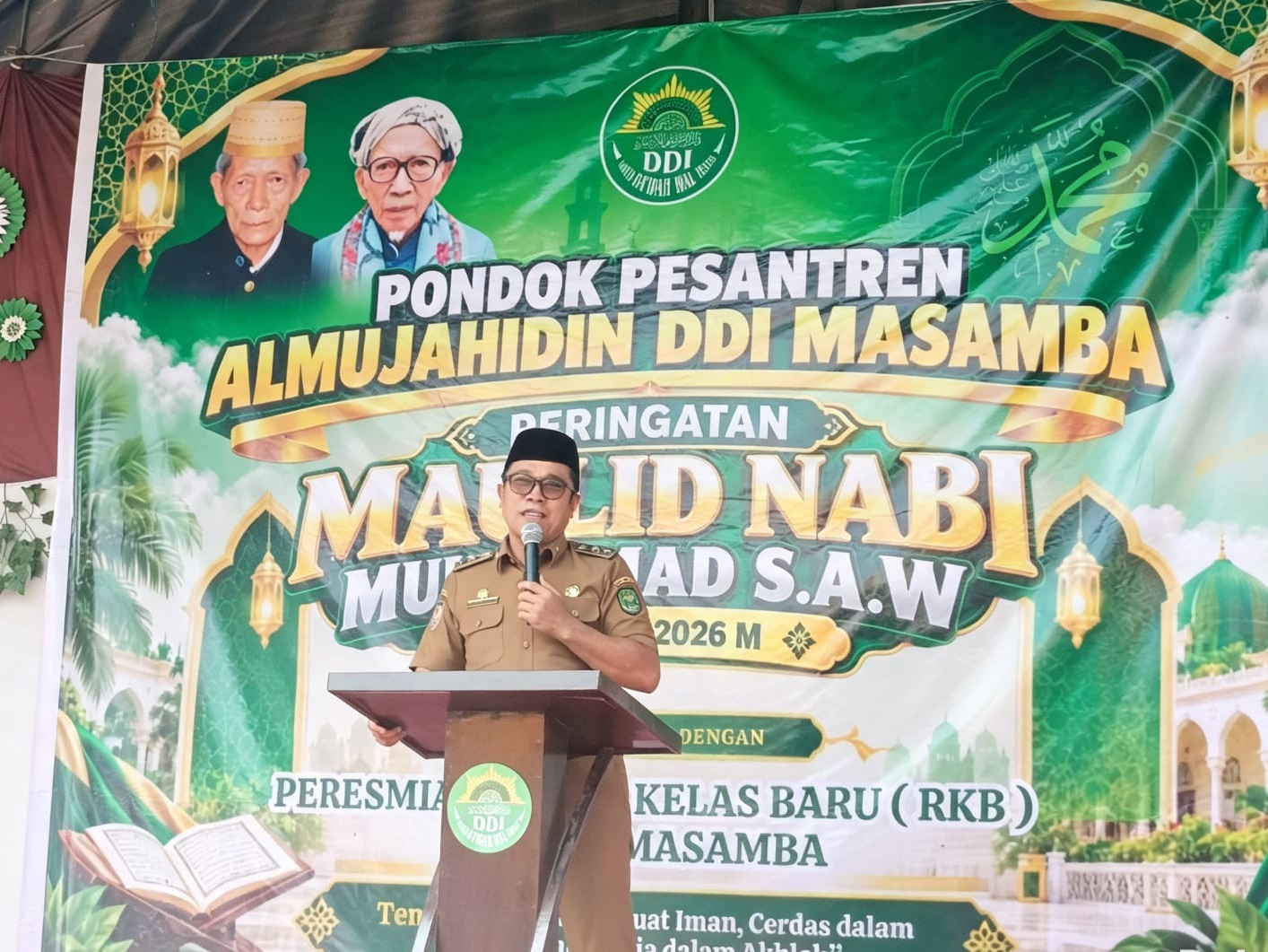 Sederhana Penuh Makna, Ponpes Al Mujahidin DDI Masamba Sukses Gelar Maulid Nabi Muhammad SAW