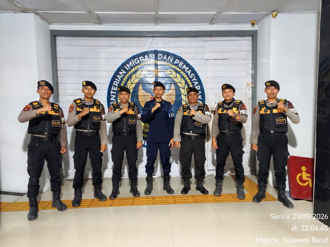 Samapta Polres Majene Perkuat Pengamanan Rutan Lewat Patroli Malam