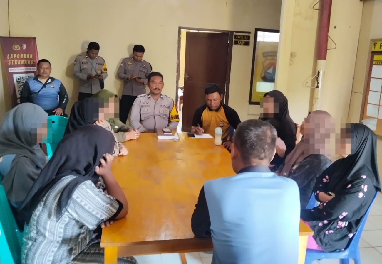 Polsek Banggae Selesaikan Kasus Pencemaran Nama Baik Lewat Mediasi Kekeluargaan