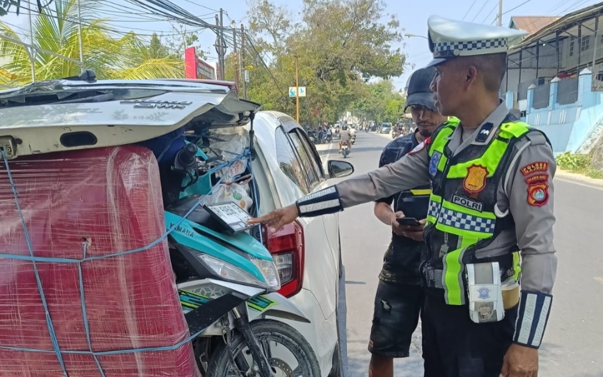 Satlantas Polres Majene Gelar Patroli Hunting, Pelanggar Diberi Teguran dan Edukasi