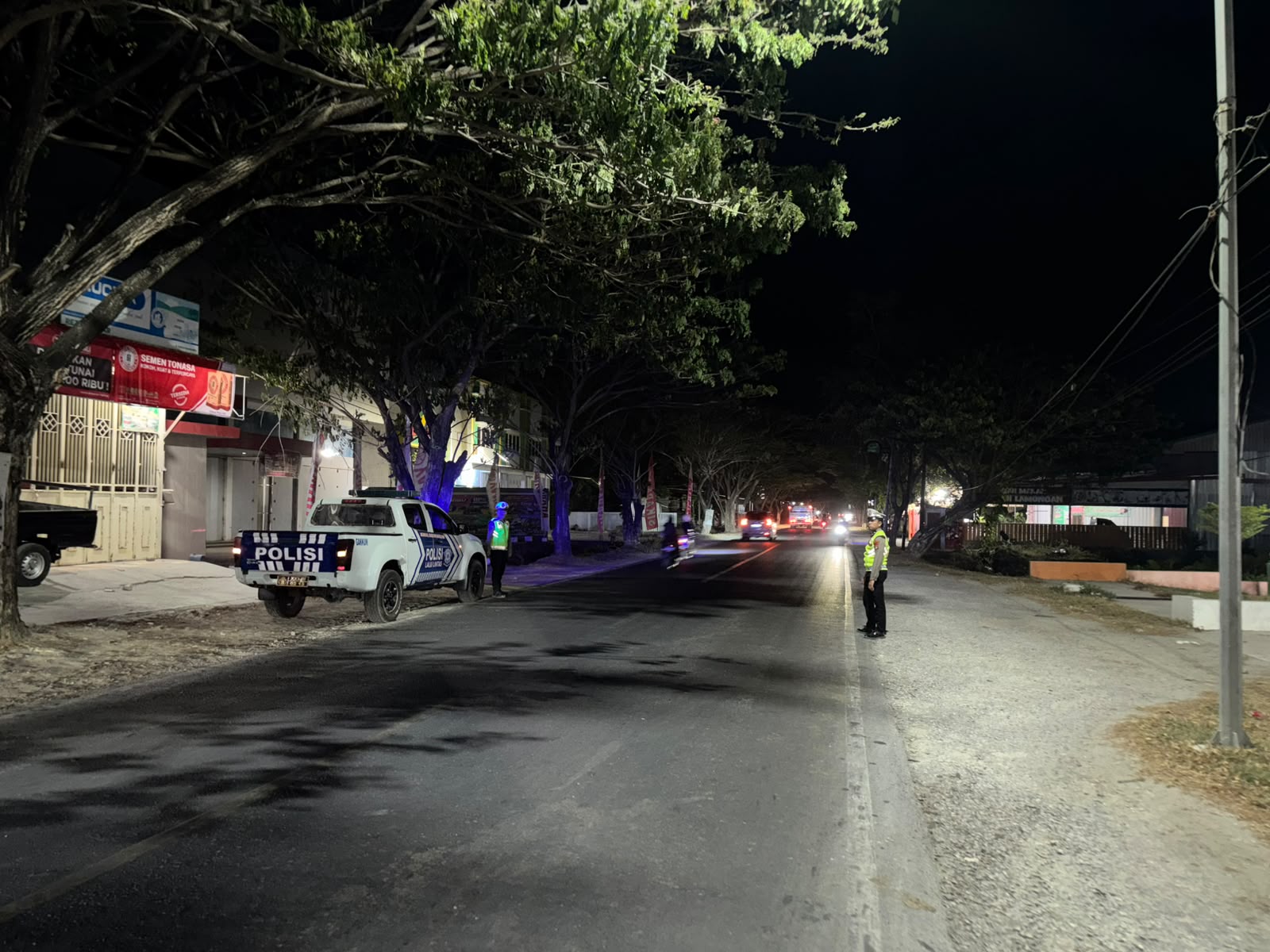 Tekan Pelanggaran dan Balap Liar, Satlantas Polres Majene Intensifkan Patroli Blue Light