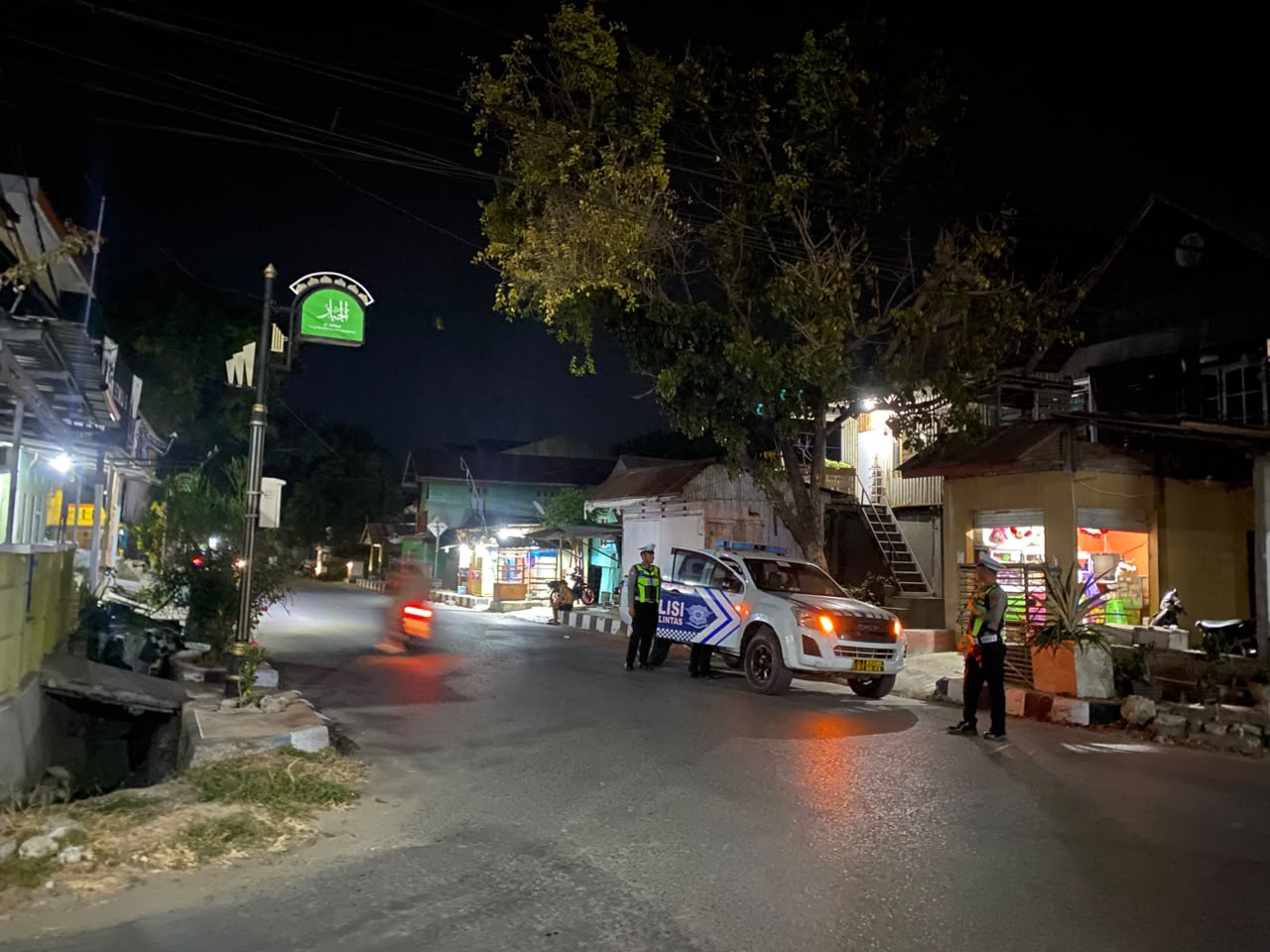 Patroli Blue Light Satlantas Majene Menyisir Kawasan Rawan, Cegah Pelanggaran dan Kejahatan Jalanan