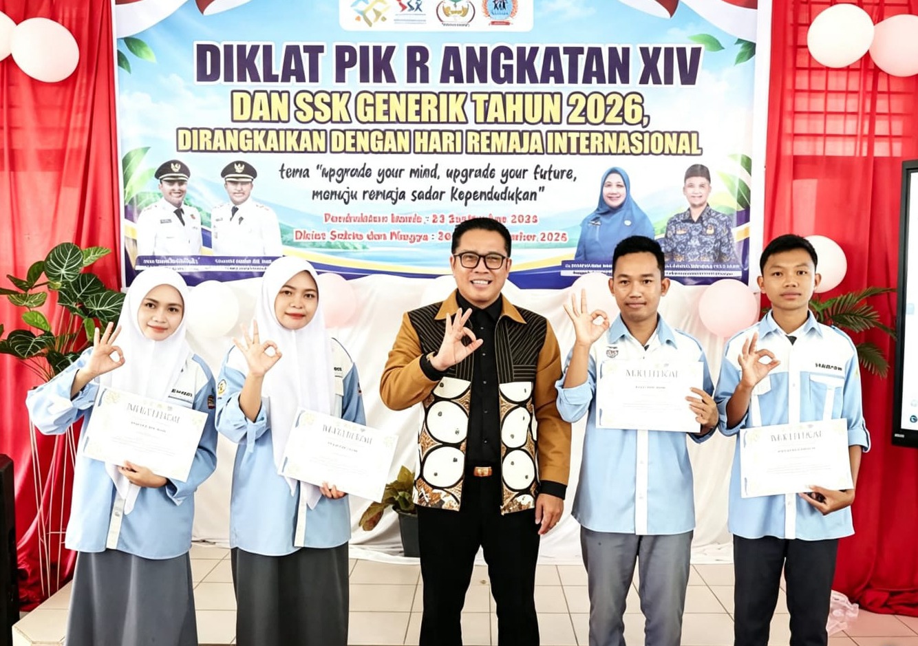 Buka Diklat PIK-R Generik SMAN 4, Wabup Jumail ke Siswa: Kurangi Medsos, Fokus Belajar demi Masa Depan