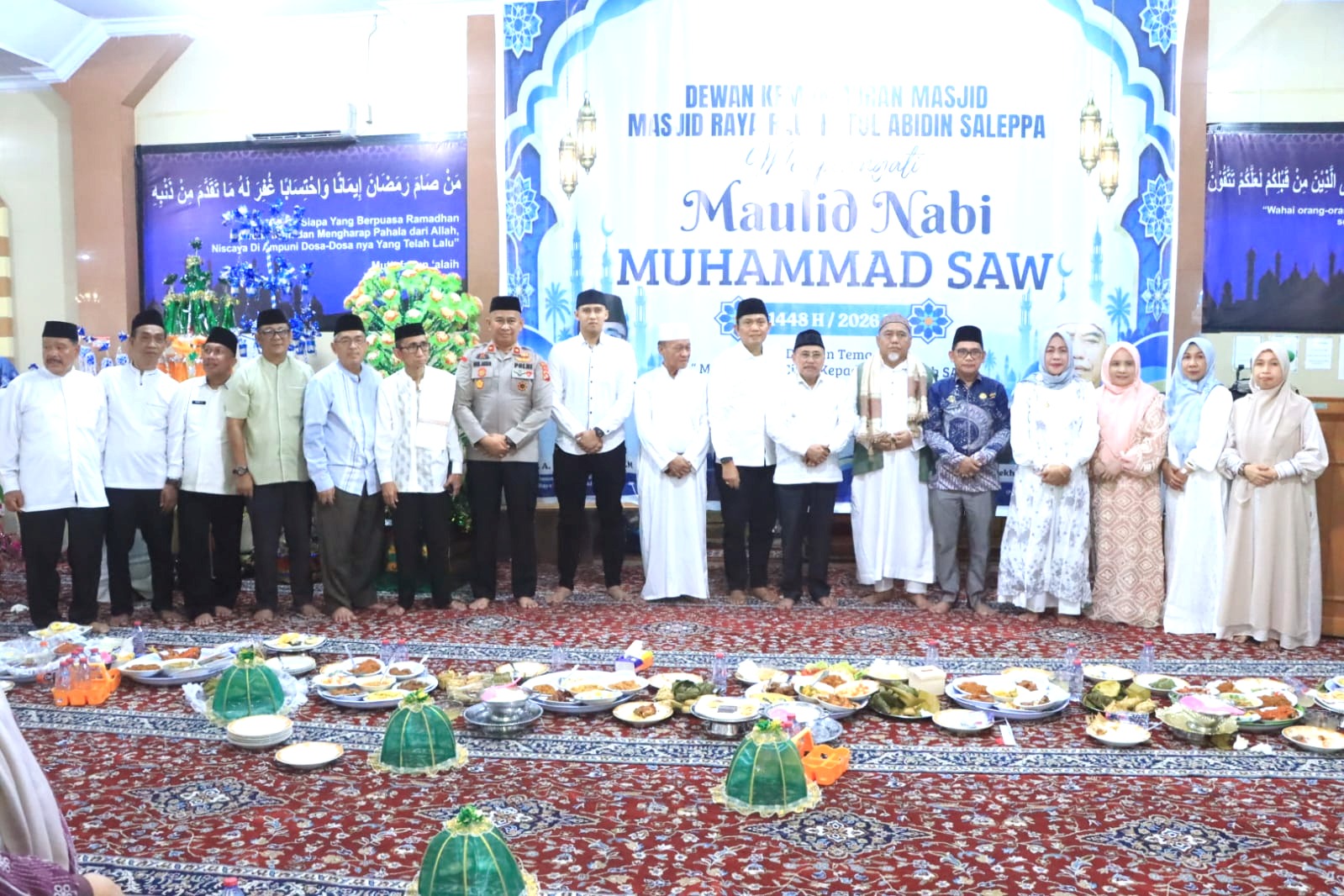 Wakapolres Majene Hadiri Maulid Nabi, Ajak Teladani Akhlak Rasulullah