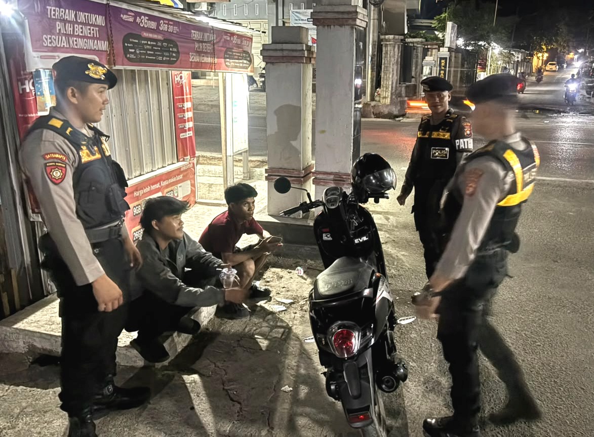 Pastikan Keamanan Malam Hari, Samapta Polres Majene Sisir Sejumlah Titik Rawan dan Objek Vital