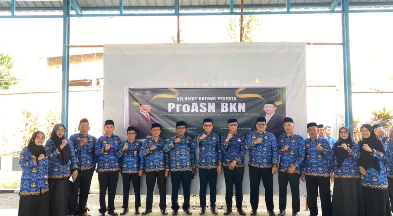 Dua ASN MAN Pinrang Tuntaskan Tes ProASN 2026 di Makassar
