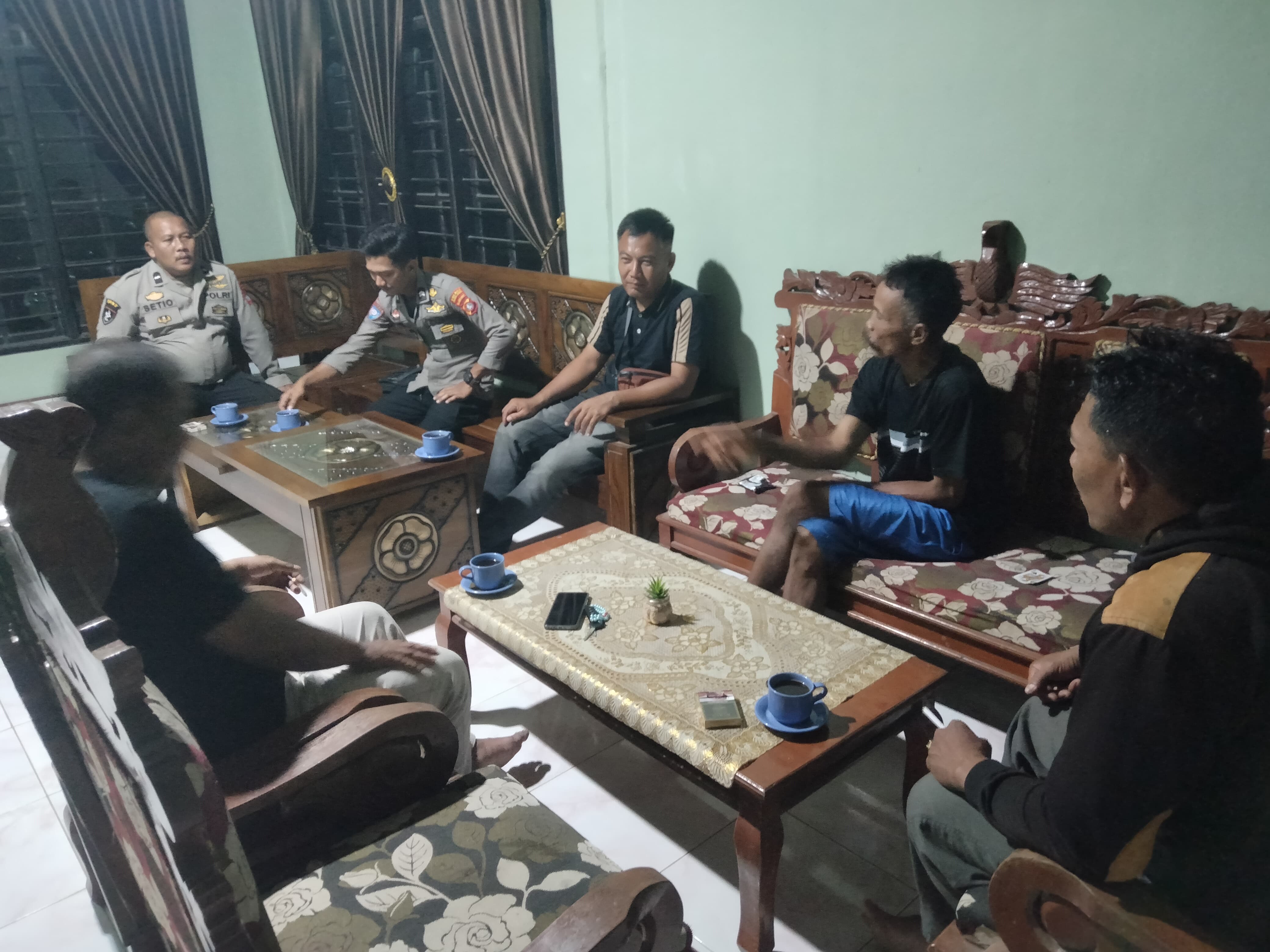 Laporan Tiga Sapi Hilang, Polsek Wonomulyo Datangi TKP