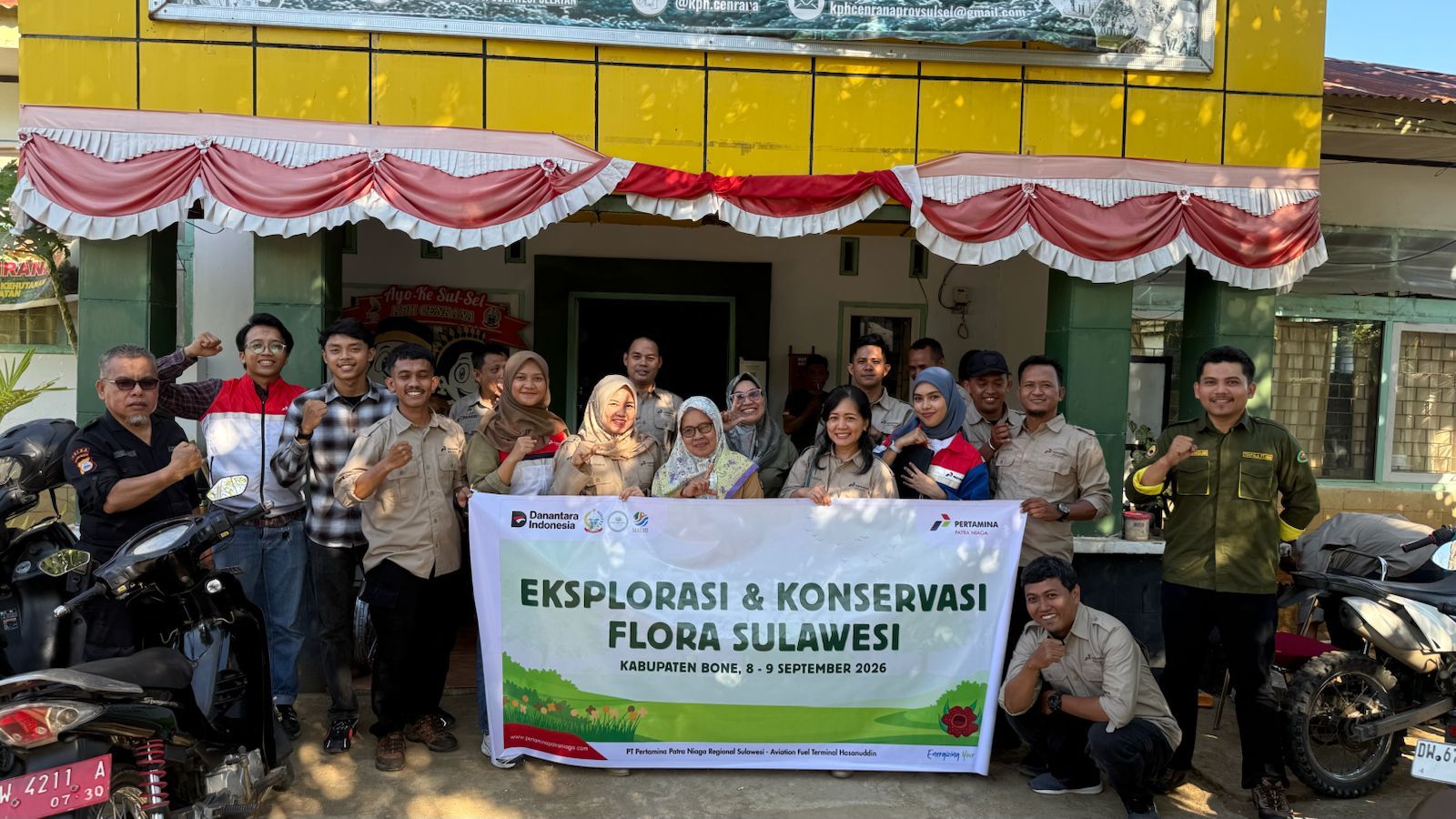 Hutan Pertamina Hasanuddin Dorong Konservasi Flora Sulawesi di Bone