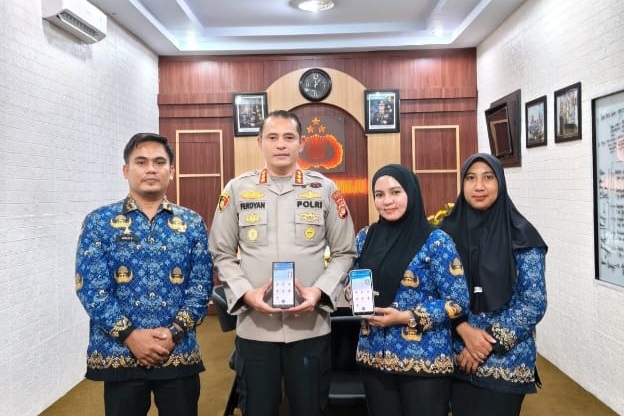 82 Personel Polresta Mamuju Terima Layanan Aktivasi IKD