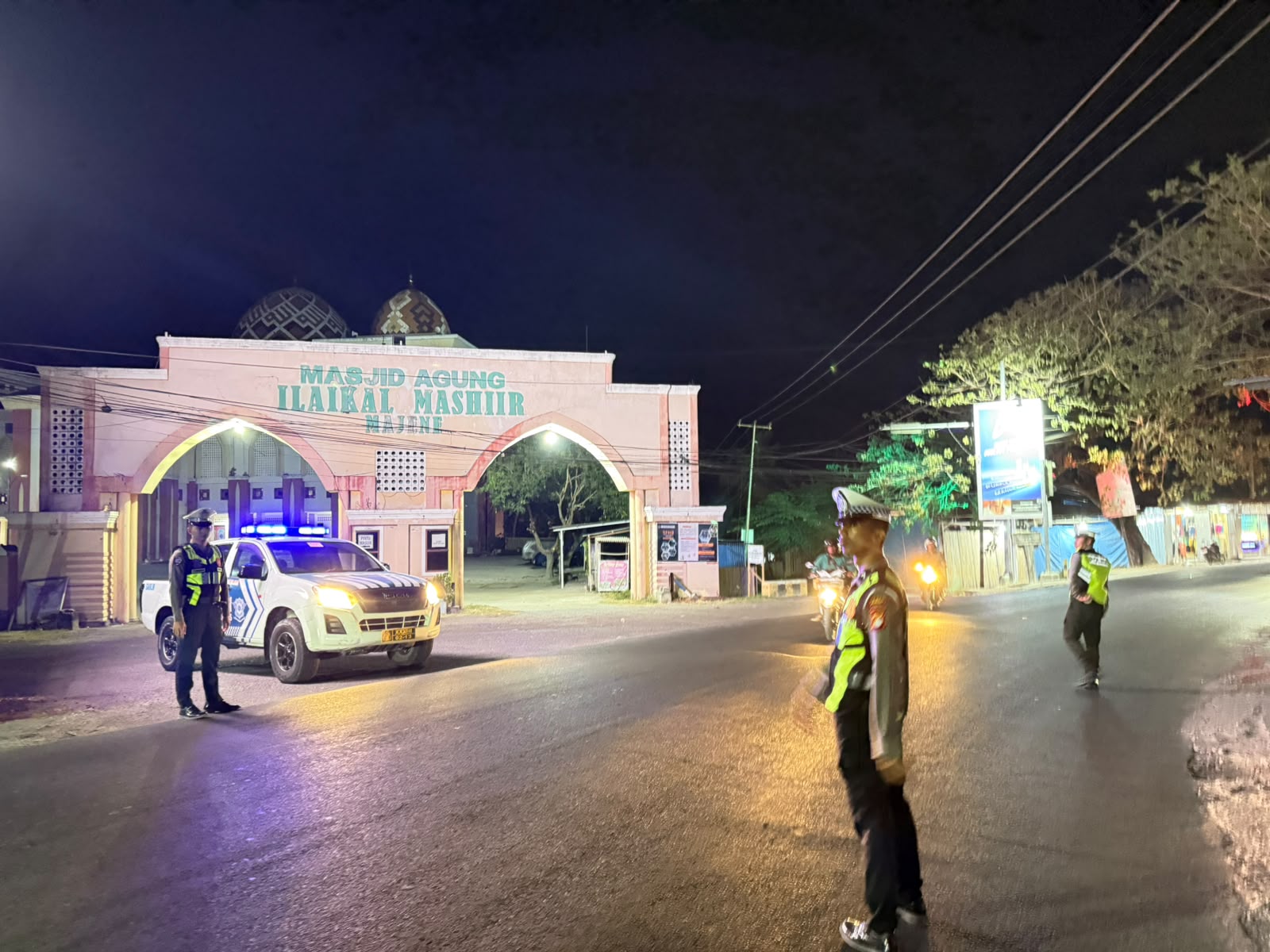 Cegah Pelanggaran dan Aksi Balapan Liar, Satlantas Majene Intensifkan Patroli Blue Light di Jalur Trans Sulawesi