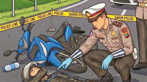 Hindari Lubang, Pengendara Sepeda Motor Tabrak Tiang Listrik di Tammeroddo, Satu Pengendara Meninggal