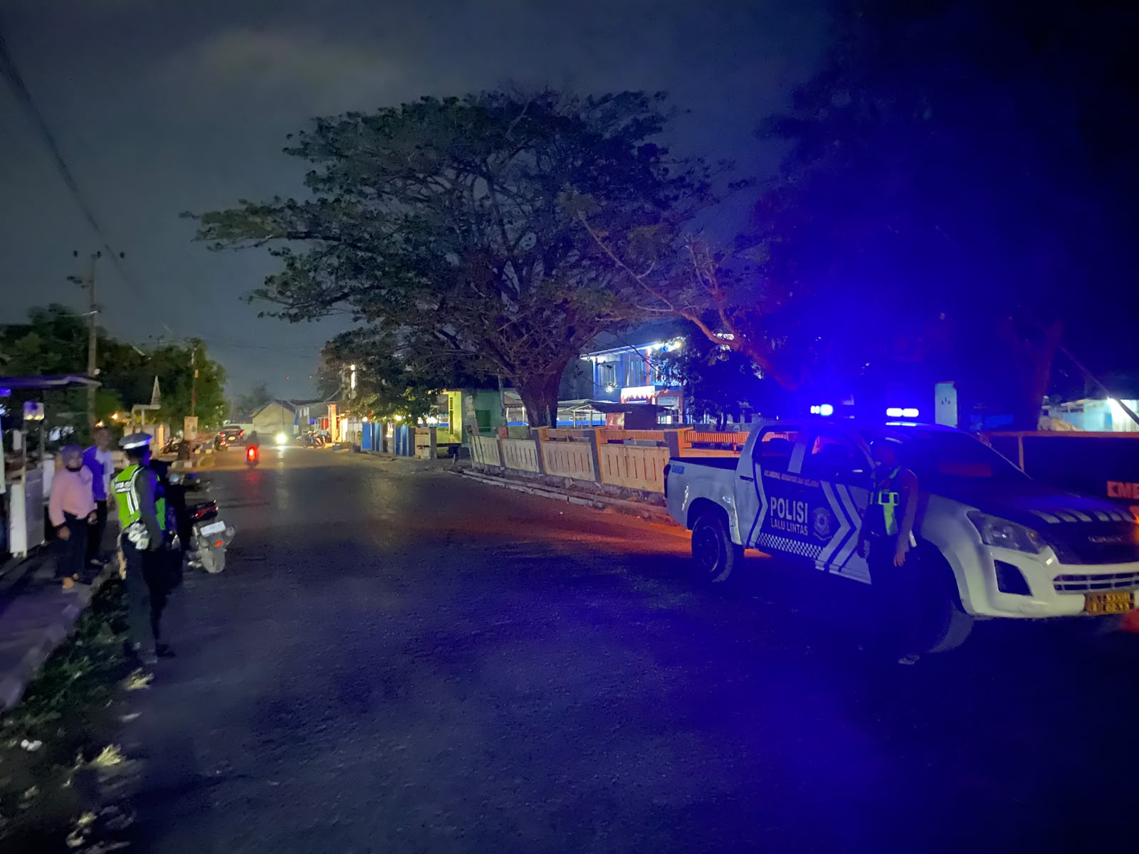 Cegah Balap Liar dan Pelanggaran Lalu Lintas, Satlantas Majene Intensifkan Blue Light Patrol hingga Dini Hari