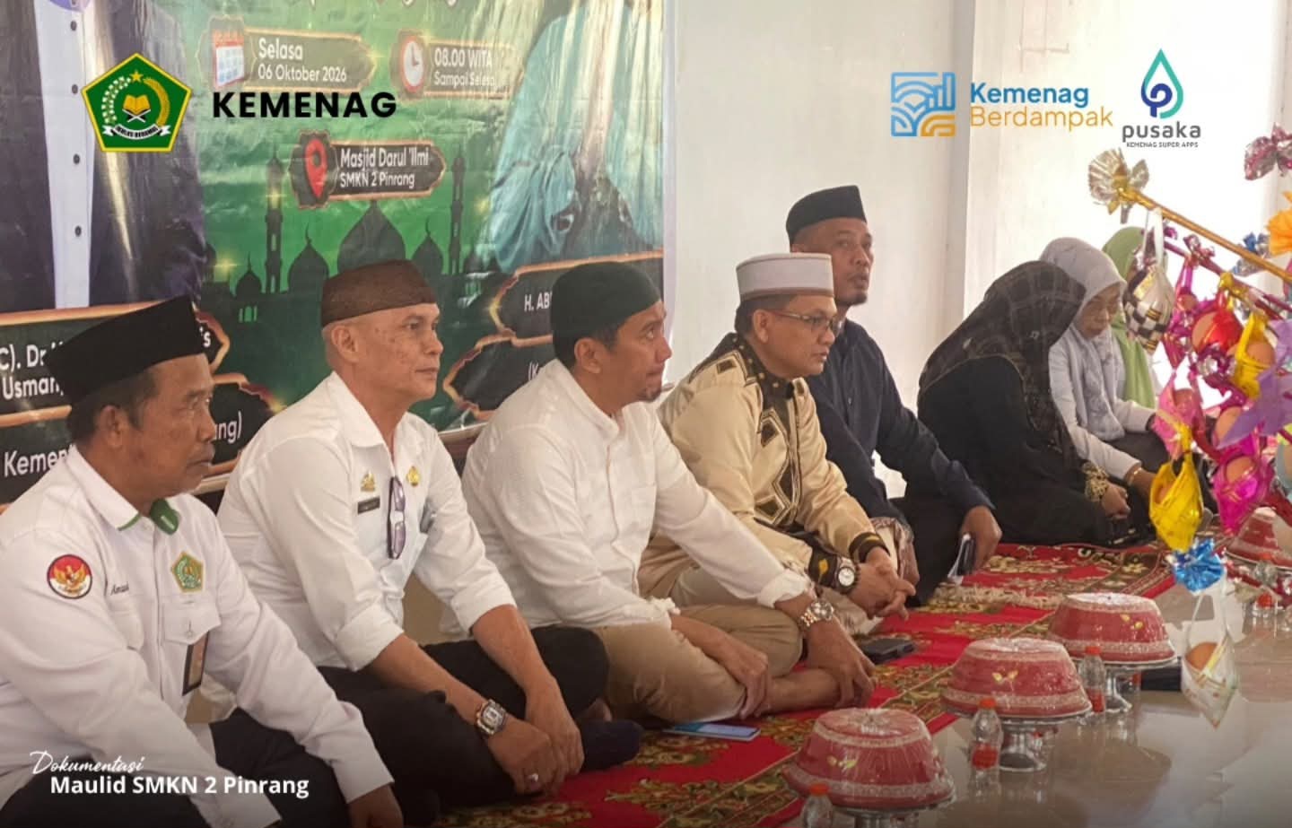 Maulid SMKN 2 Pinrang Padukan Keteladanan Rasul dan Kearifan Bugis