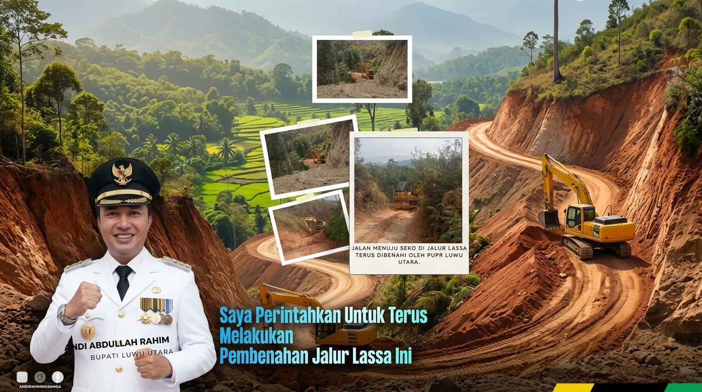 Demi Mobilitas Warga dan Ekonomi Seko, Bupati Andi Rahim Kawal Ketat Perbaikan Jalur Lassa