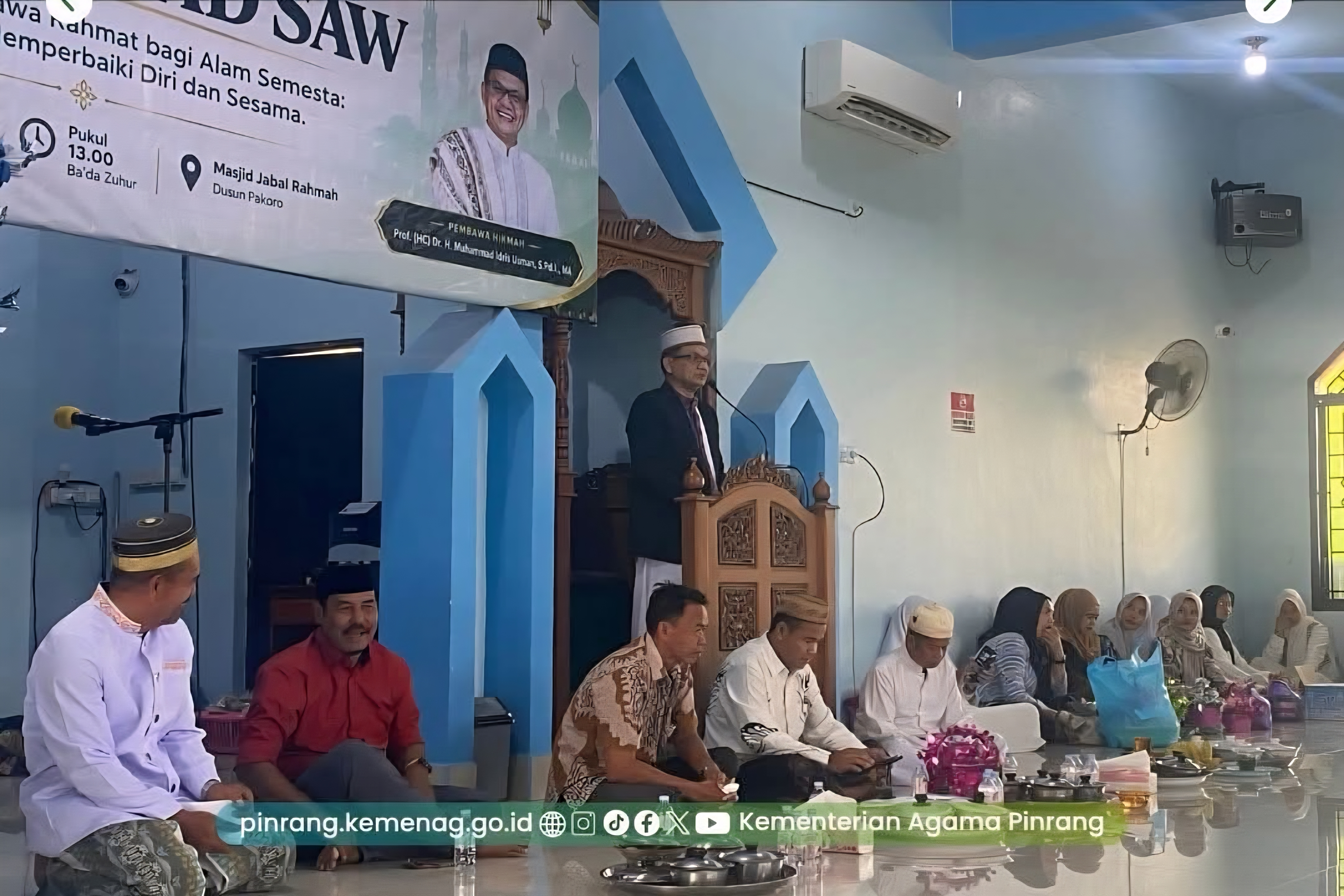 Kakan Kemenag Pinrang Ajak Jemaah Hidupkan Sunah Nabi