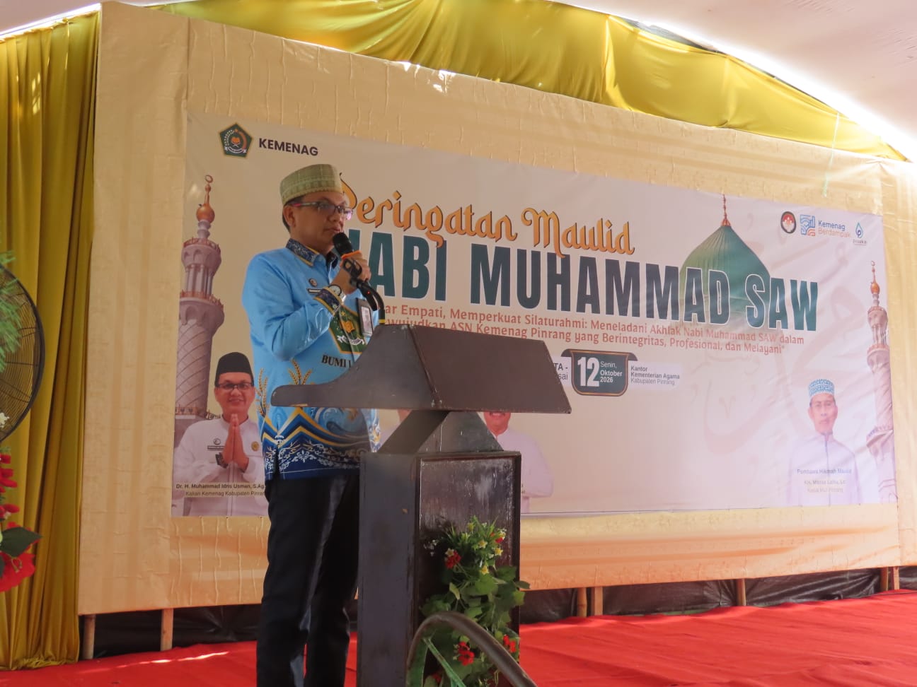 Kakan Kemenag Pinrang Apresiasi Prestasi Nova Pratama di OMI