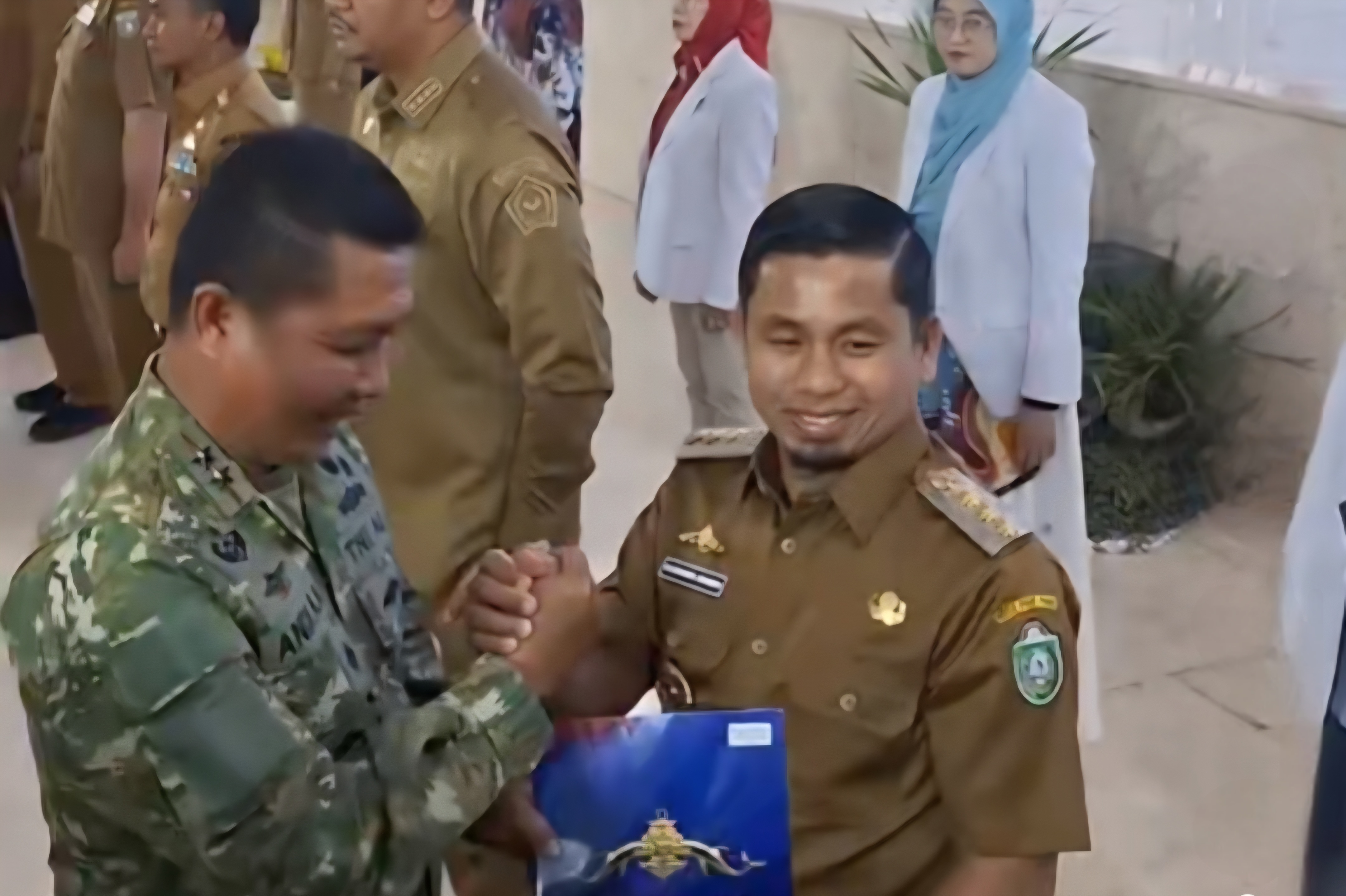 Tasming Hamid Terima Brevet Kehormatan Kesehatan dari Kodaeral VI