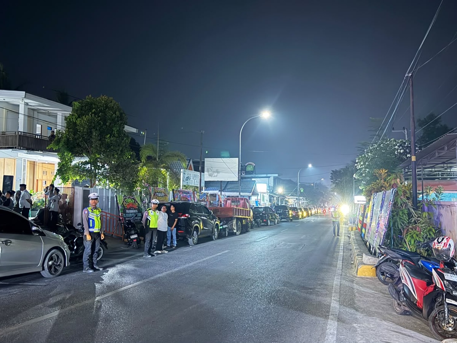 Patroli Blue Light Satlantas Majene Sasar Jalur Trans Sulawesi, Jaga Arus Lalu Lintas Tetap Lancar