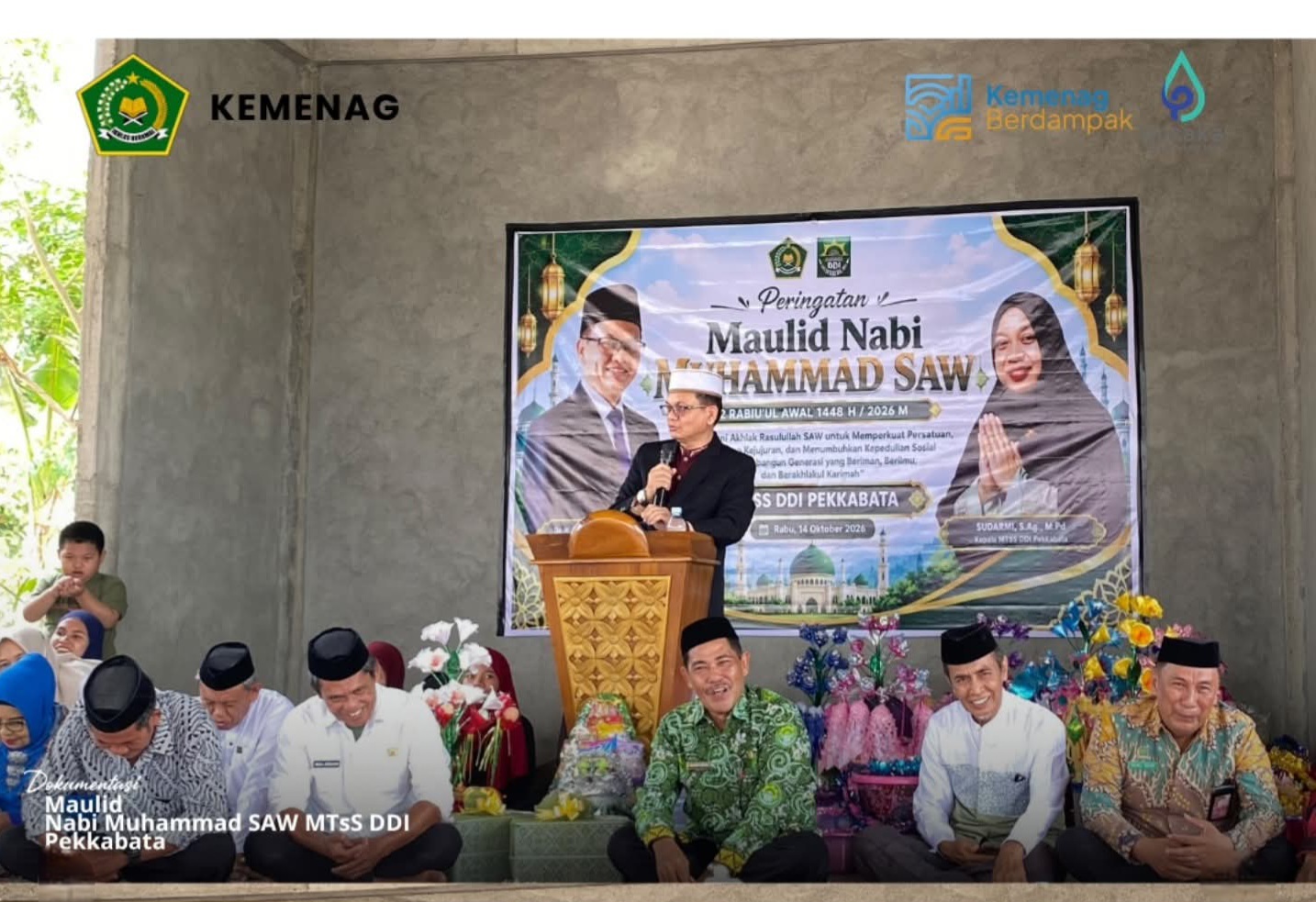 Maulid MTsS DDI Pekkabata Jadi Momentum Perkuat Akhlak Pelajar