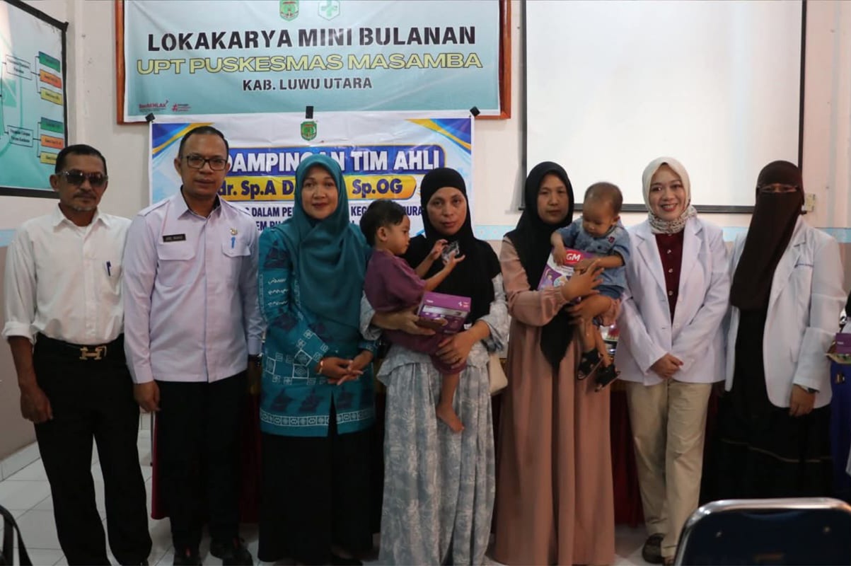 Komitmen Turunkan Stunting, TP-PKK Luwu Utara Gandeng Dinkes dan Sejumlah Dokter Spesialis Anak
