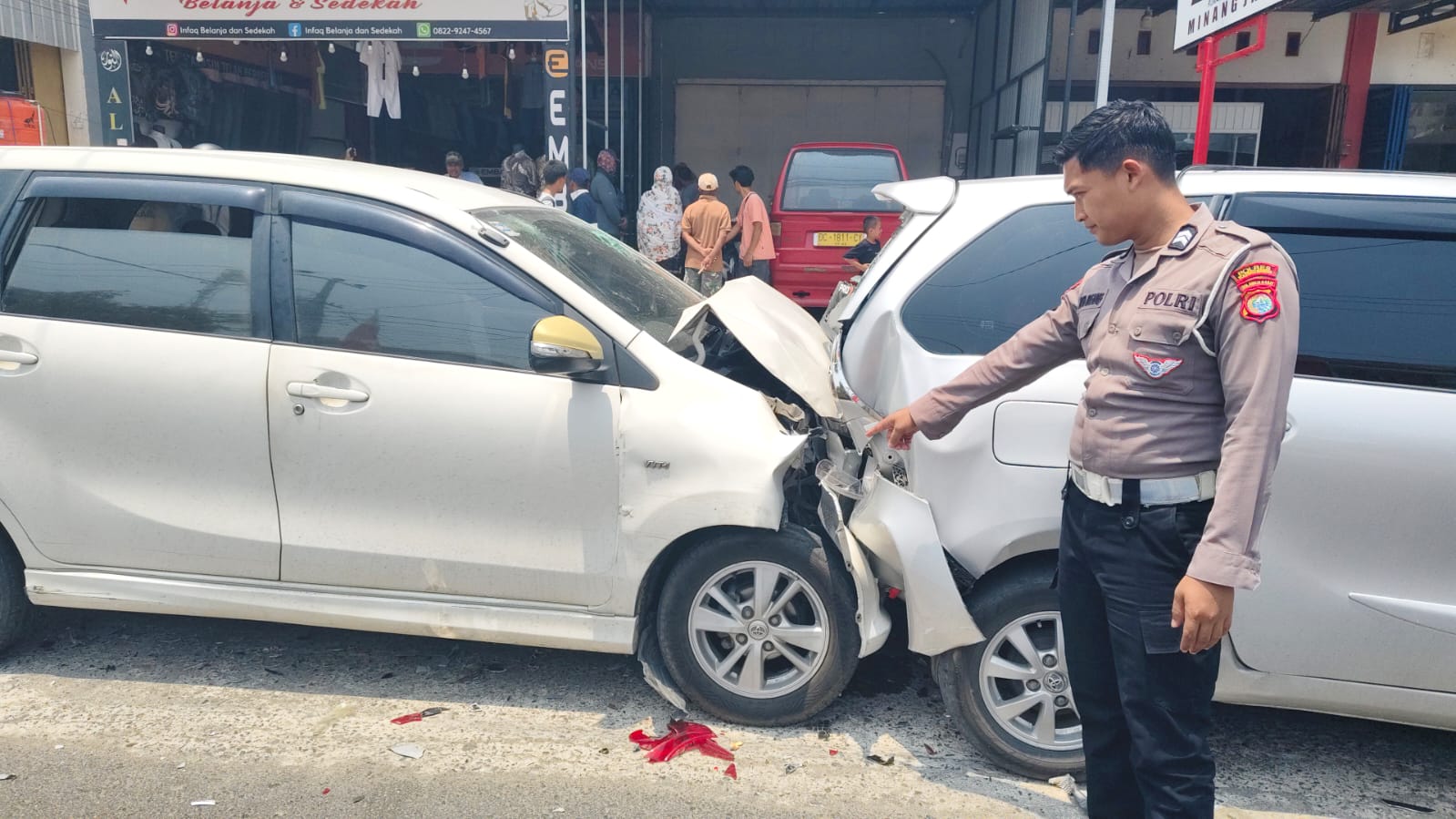 Tabrakan Beruntun Lima Mobil Terjadi di Jalan Trans Sulawesi