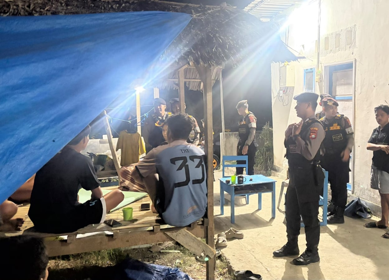 Patroli Malam Polres Majene, Polisi Pastikan Ruang Publik dan Pemukiman Tetap Aman